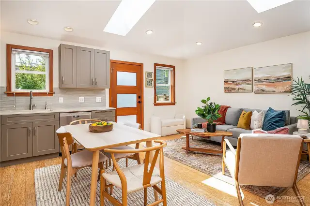 There's even space for a dinner party.