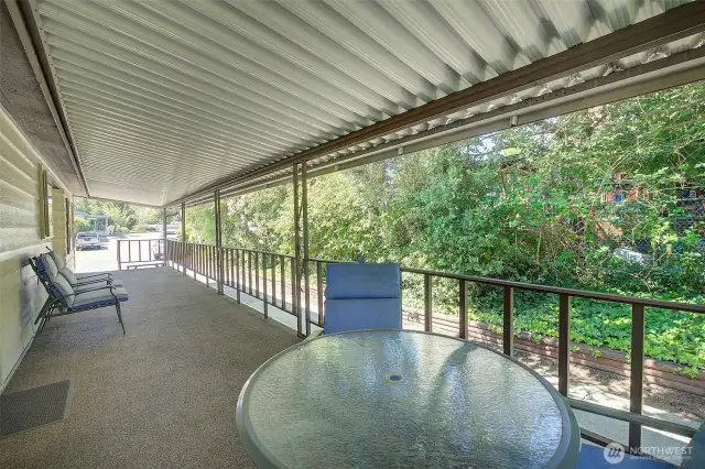Another view of deck