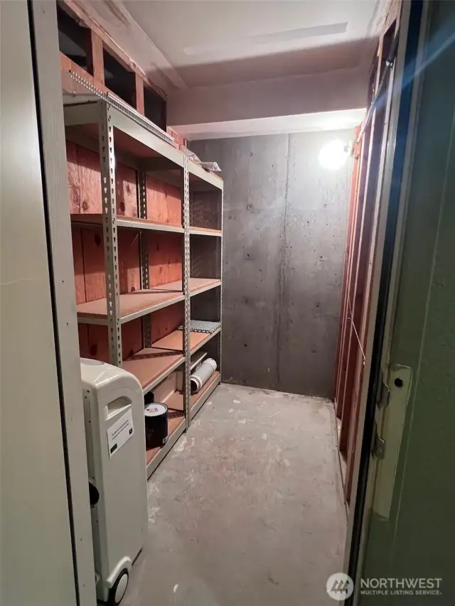 Large secure storage unit.