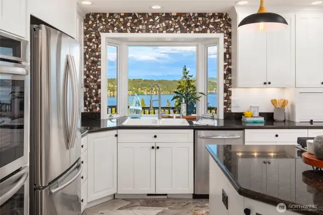 The perfect place to wash a dish or two.