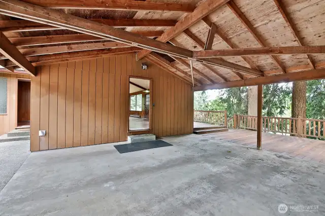 Over-sized carport