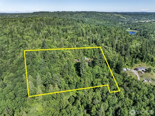 Over 9 acres on 2 tax parcels!