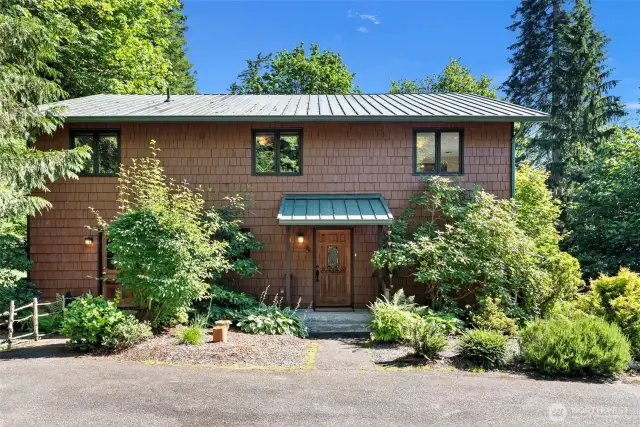 Main home with metal roof!