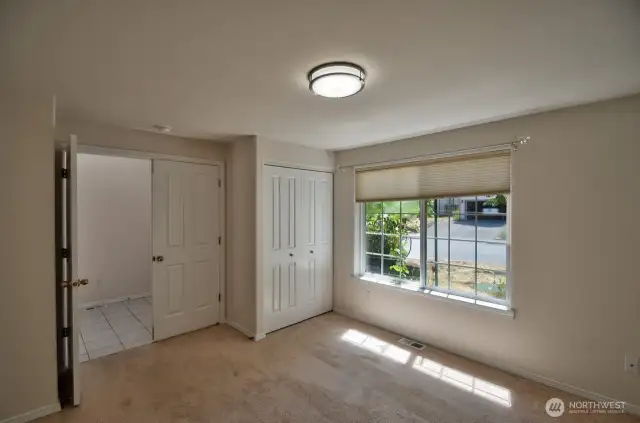 This bedroom would also make a great office!