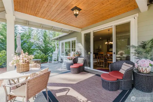 Another view of covered patio