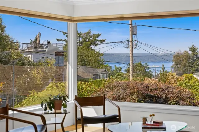 Stunning views of the Puget Sound, Vashon Island and the Olympic Mountains. The sunsets are spectacular!