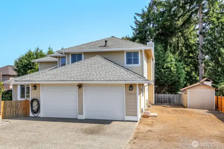 2 Car Garage & Shed/Shop