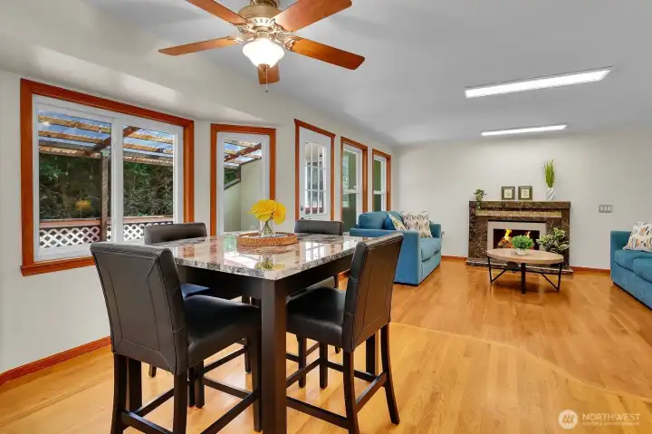 Eating Space & Family Room