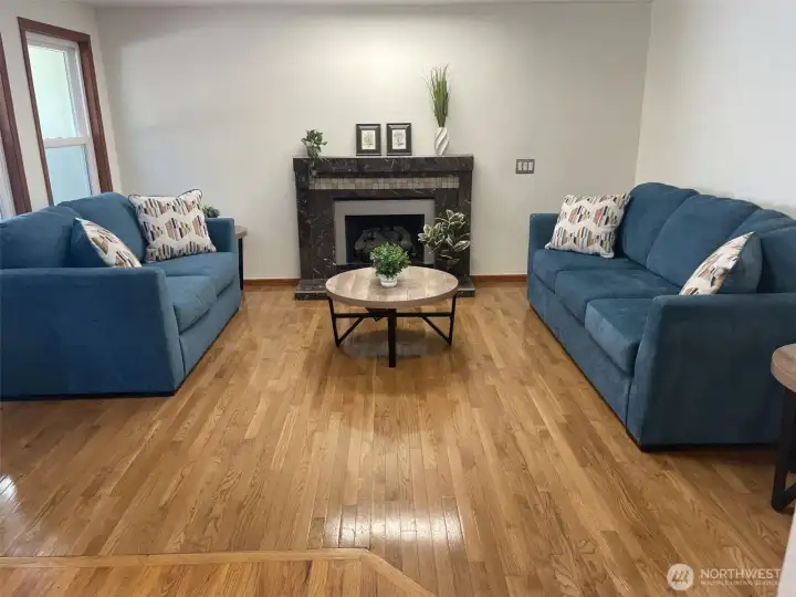 Family Room & Gas Fireplace