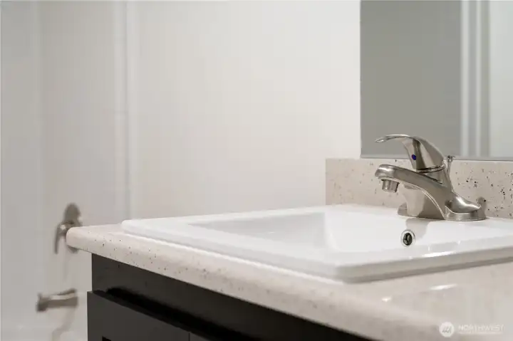 Hall bathroom sink