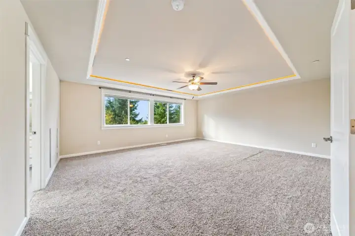 Large primary bedroom