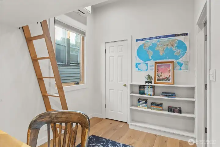 Main level loft bedroom