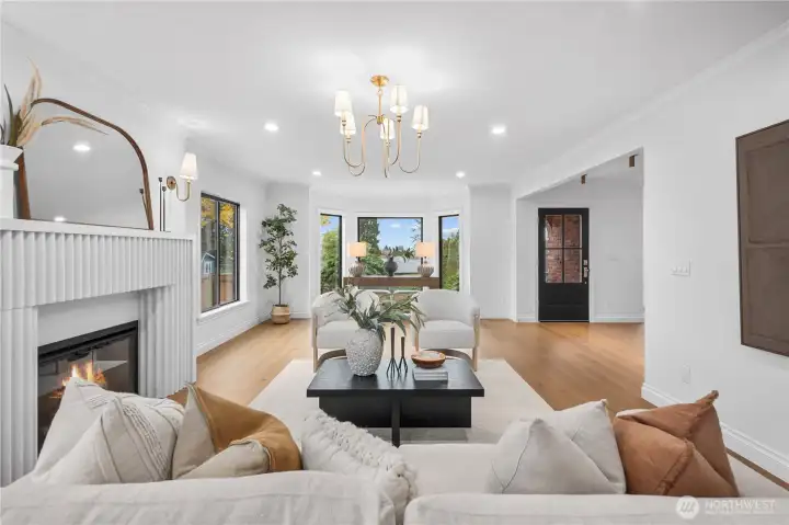 ...living room demonstrating its grand size - perfect for relaxing and entertaining! But wait, there's more...