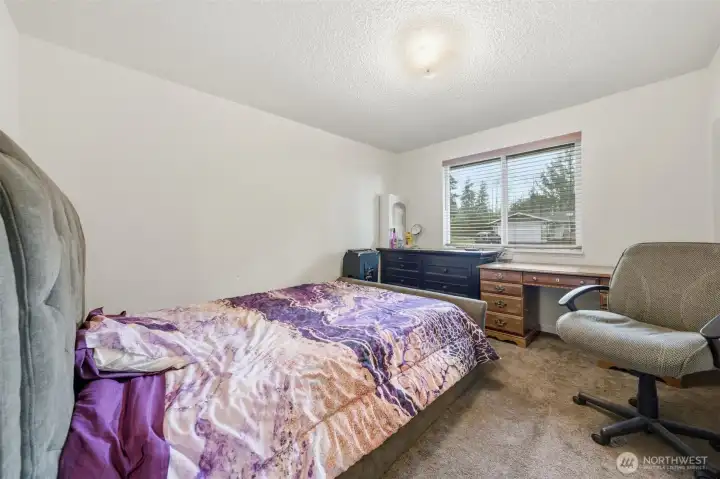 Bedroom number two on the left side of hallway!