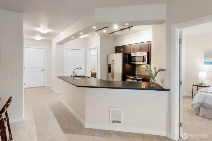 Any chef will love the fantastic kitchen - perfectly laid out for both everyday living and entertaining.