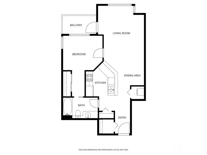 Unit floor plan.