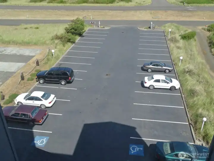 This is what the parking area looks like from the 5th floor.