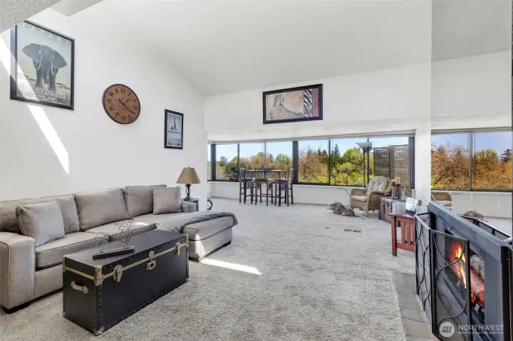 Looking east from the dining area (see view from those windows, photos 3 and 4).