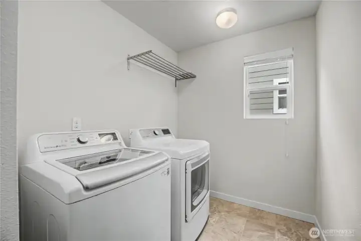 Upstairs Laundry Room (utility sink ready)
