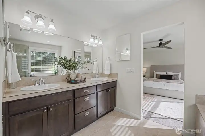 Primary Bathroom Double Sink Vanity