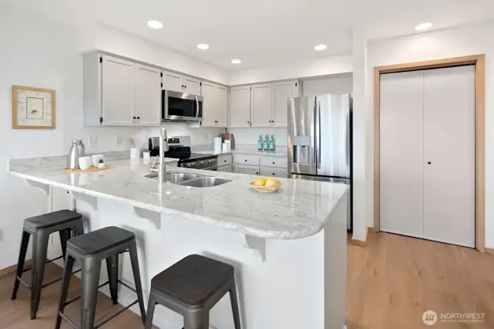 Storage galore, pantry too!