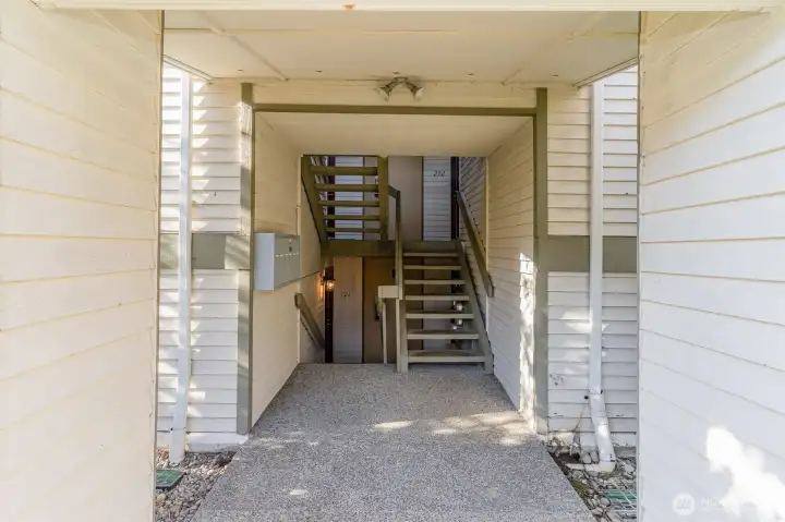 Unit 202 is on the second level.