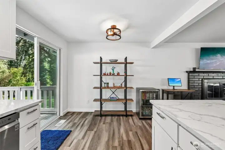Vinyl plank flooring ideal for pets