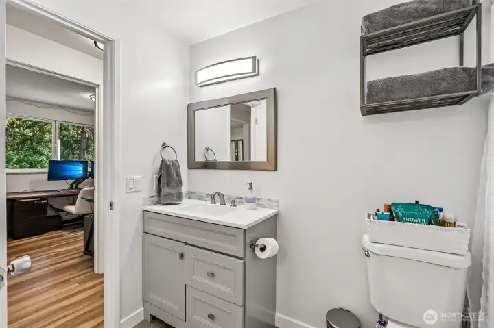 Primary bath upstairs