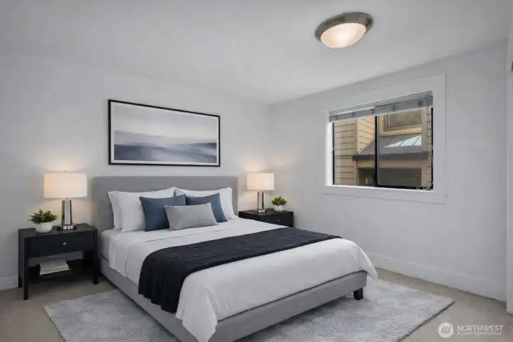 Second bedroom. Photo has virtual staging Second bedroom. Photo has virtual staging