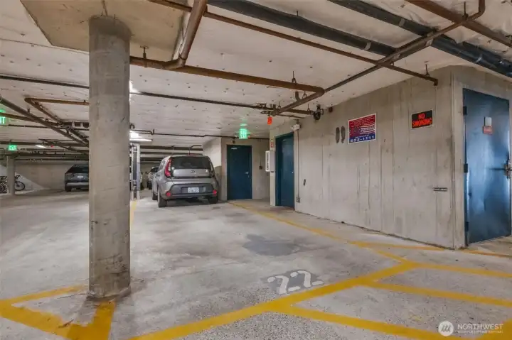 Parking space #22 in the common garage Parking space #22 in the common garage