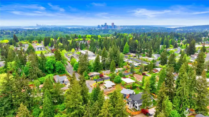 It is located on a corner lot in a great location.