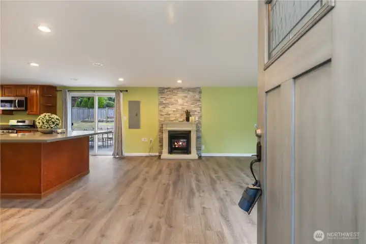 Let’s step inside this beautifully remodeled rambler with a modern designer-inspired concept.