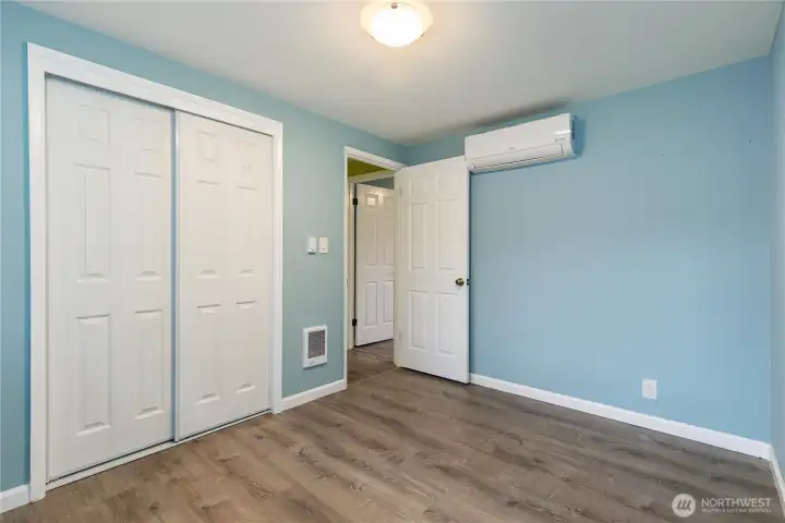Air conditioning is installed in every room.