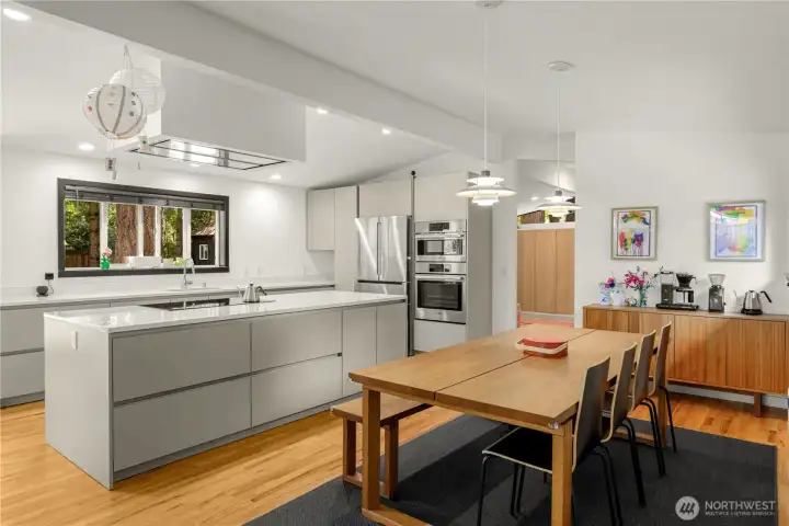 View: Kitchen/Dining Area