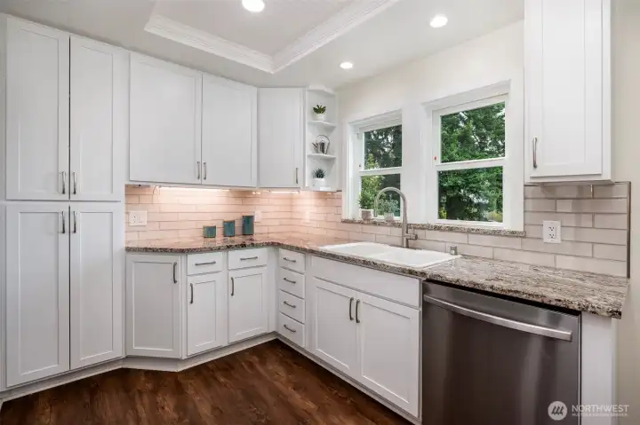 Period correct updated kitchen. Period correct updated kitchen.