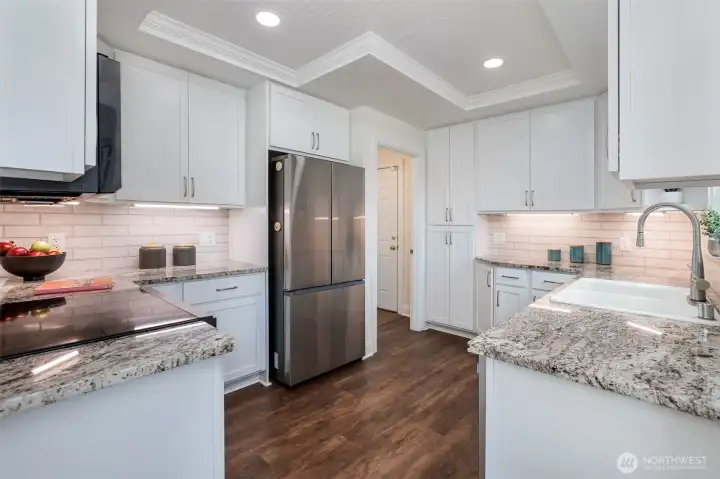 Period correct updated kitchen. Period correct updated kitchen.