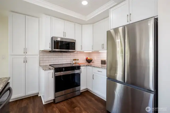 Period correct updated kitchen. Period correct updated kitchen.