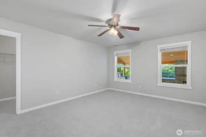 Downstairs master
