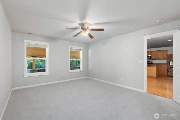 Downstairs master