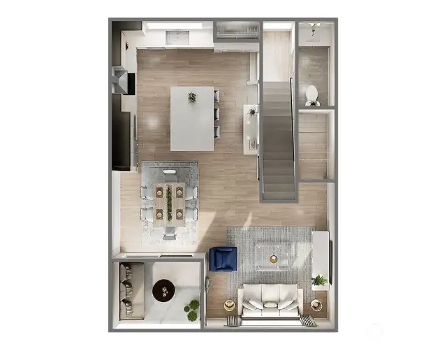 Main level floorplan