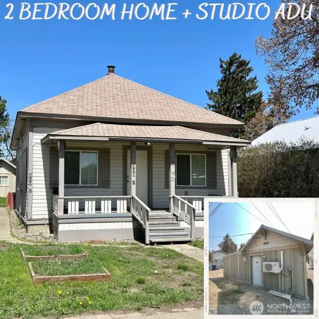 909 E. 8th Ave - 2 bedroom home with a studio ADU!