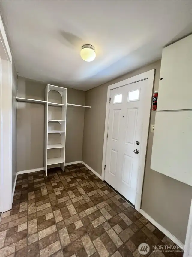 Mud room - a great space for storage!