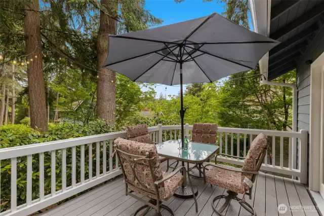TREX deck off family room.