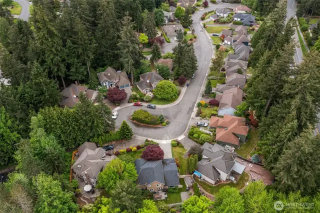 On a peaceful cul-de-sac on nearly 1/3 acre lot, this home is a rare gem!