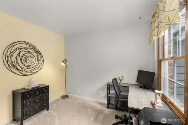 RARE main floor office/den could be a 4th bedroom