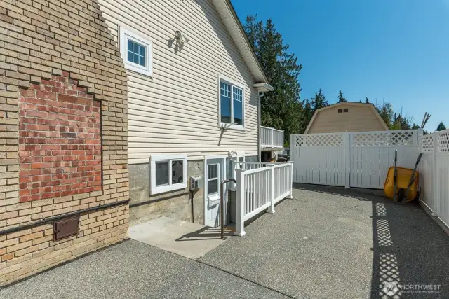 Basement access.