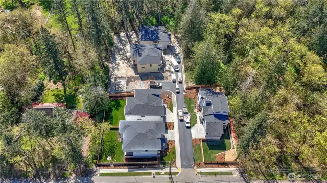 Cassiopeia consists of 5 new homes, 3 of which are fully-built and landscaped, and ready for their new owners!