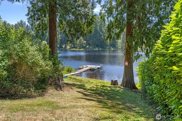 Private Community Beach and Dock.