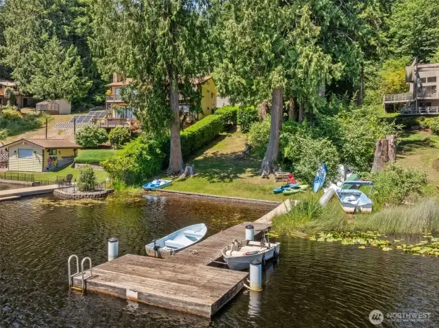Private Community Beach and Dock.