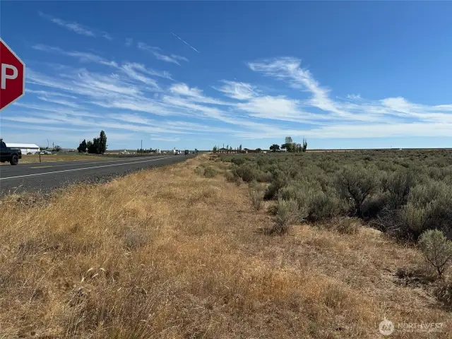 Great visibility on Highway 2